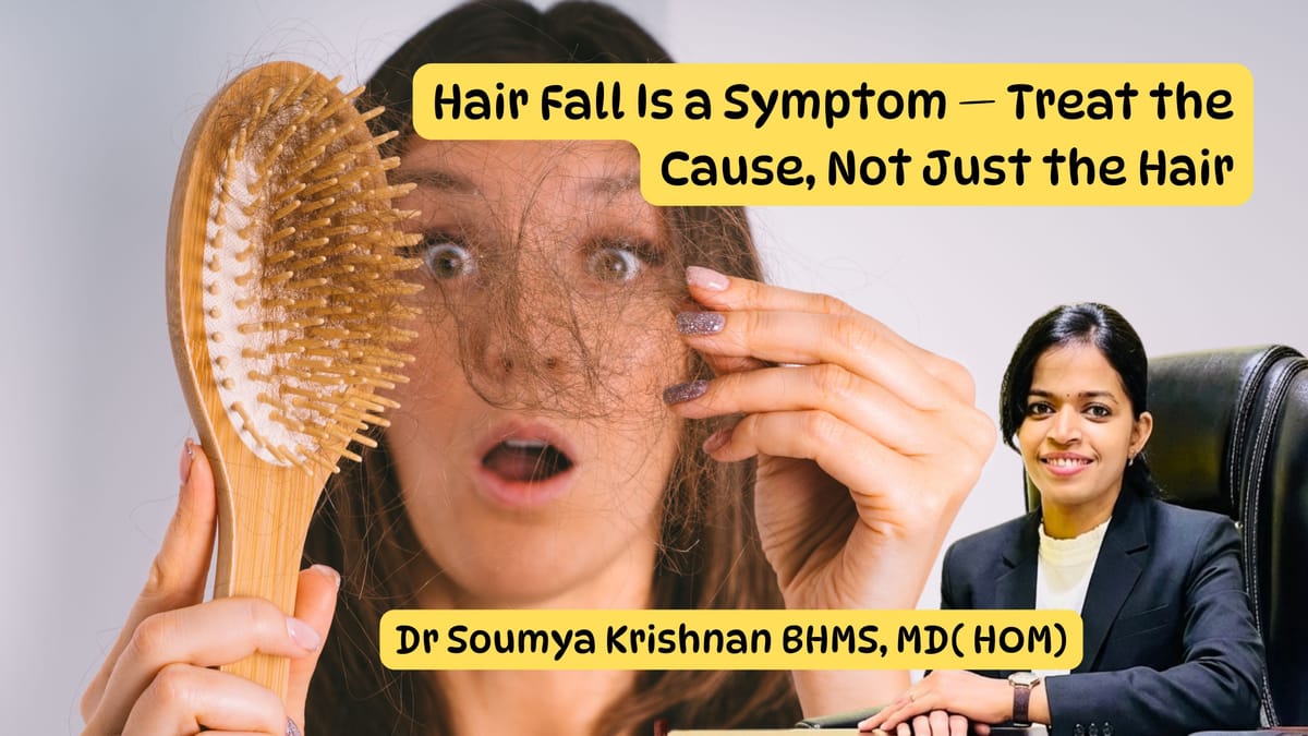 Understanding Hair Fall: Causes, Nutrition & the Role of Homoeopathy