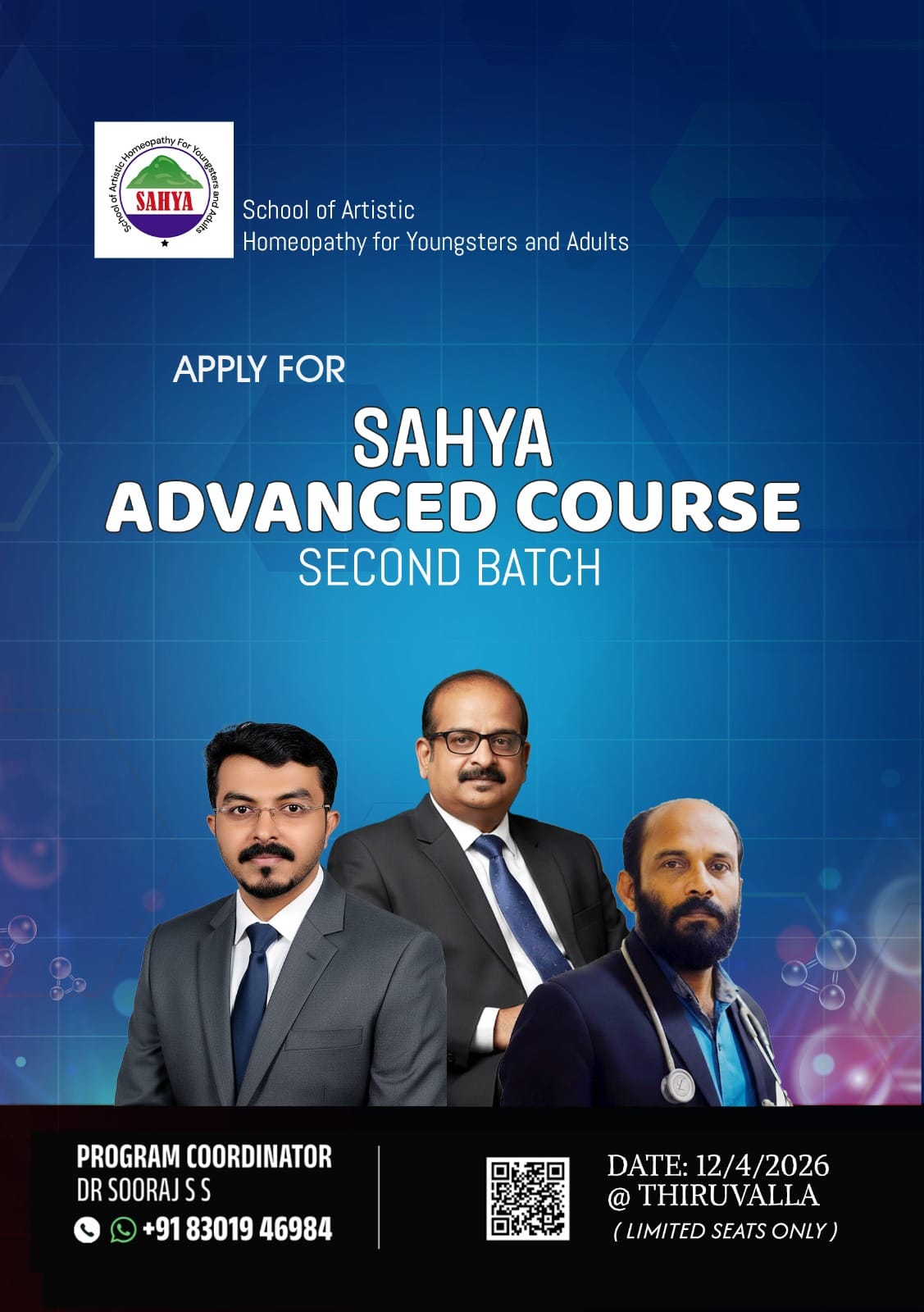 APPLY FOR SAHYA ADVANCED COURSE – SECOND BATCH 2026