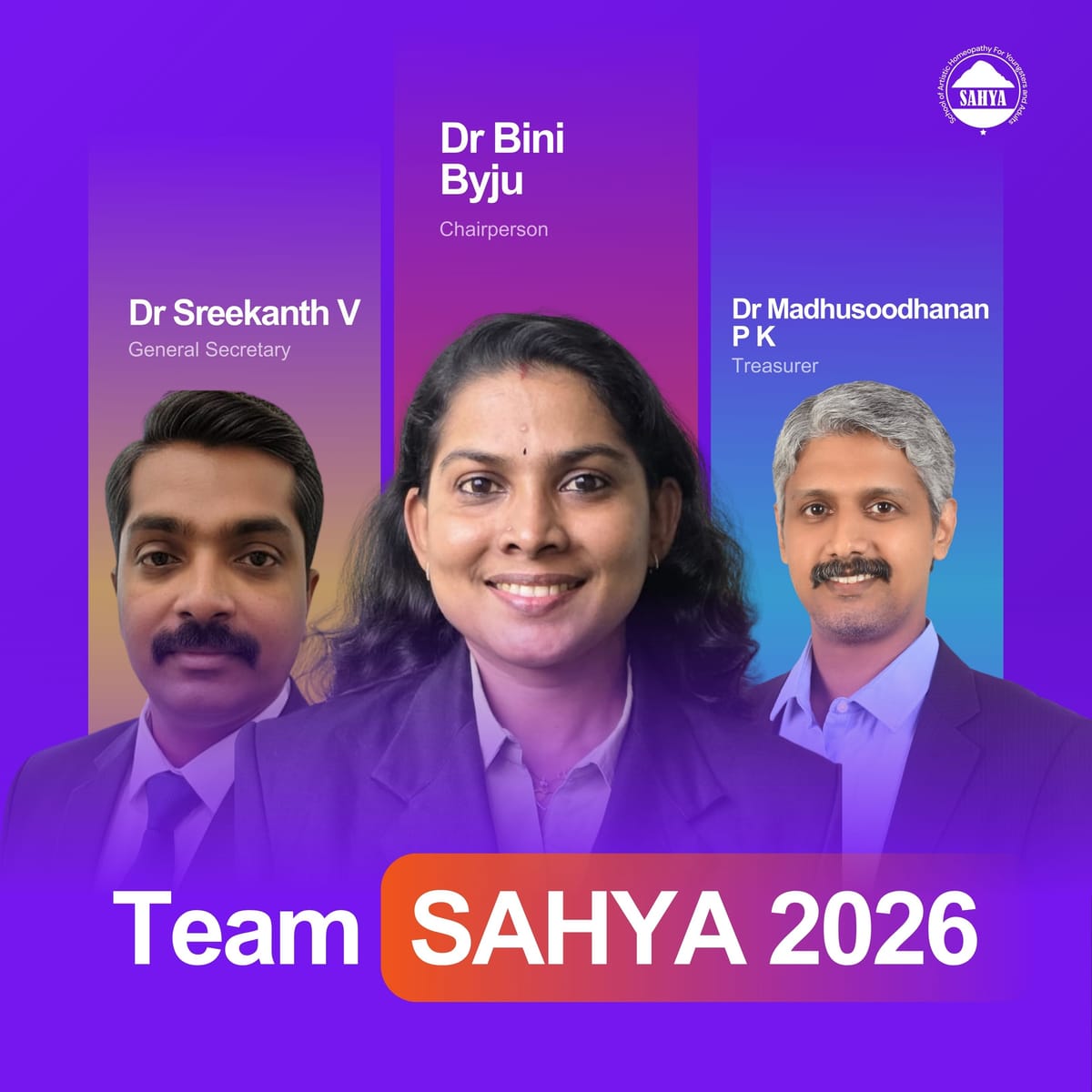 ഡോ:ബിനി ബൈജു - പ്രസിഡണ്ട്‌ , ഡോ:വി. ശ്രീകാന്ത് -ജനറൽ സെക്രട്ടറി